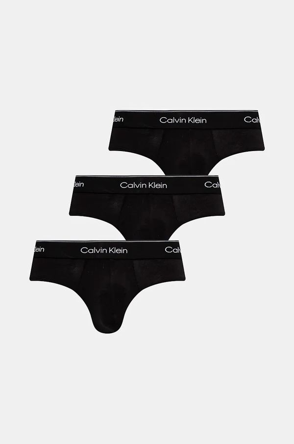Calvin Klein Underwear Slip gaćice Calvin Klein Underwear 3-pack za muškarce, boja: crna, 000NB3962A