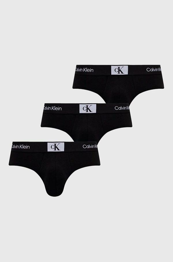 Calvin Klein Underwear Slip gaćice Calvin Klein Underwear 3-pack za muškarce, boja: crna