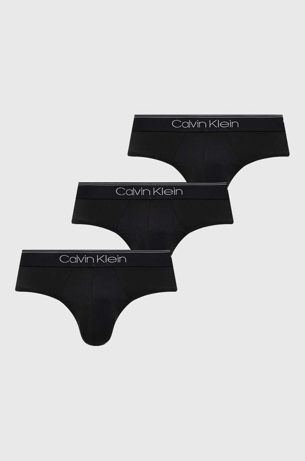 Calvin Klein Underwear Slip gaćice Calvin Klein Underwear 3-pack za muškarce, boja: crna