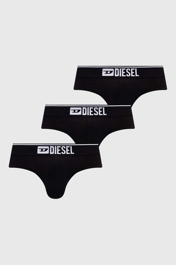 Diesel Slip gaćice Diesel UMBR-ANDRETHREEPACK 3-pack za muškarce, boja: crna, 00SH05.0GDAC