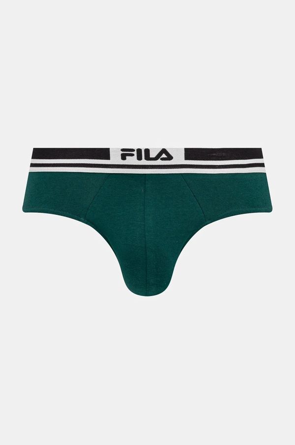 Fila Slip gaćice Fila za muškarce, boja: zelena, FU5275