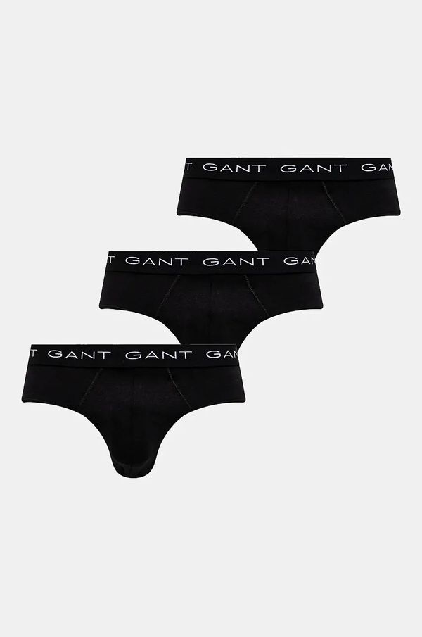 Gant Slip gaćice Gant 3-pack za muškarce, boja: crna, 900013001