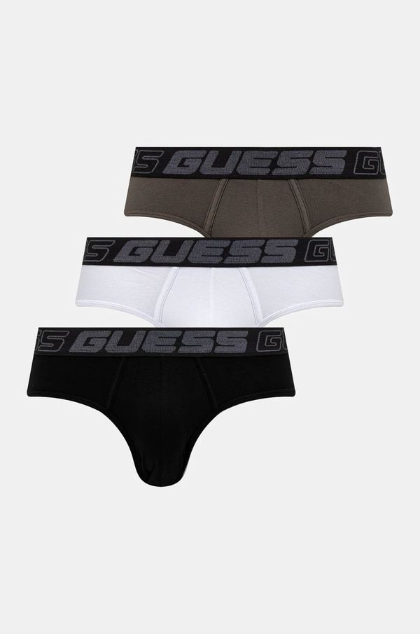Guess Slip gaćice Guess JOE 3-pack za muškarce, boja: crna, U5RG09 K6YW1