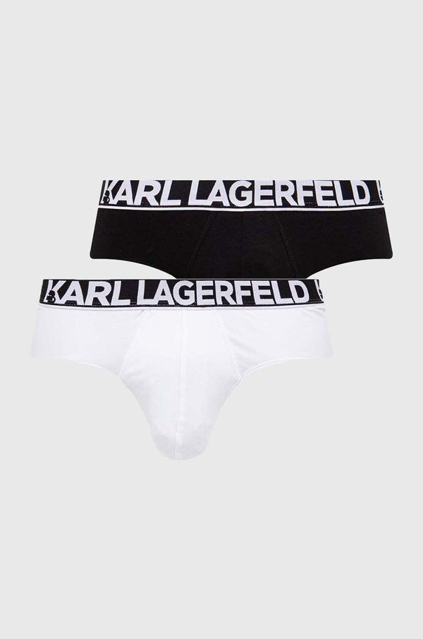 Karl Lagerfeld Slip gaćice Karl Lagerfeld 3-pack za muškarce, boja: crna