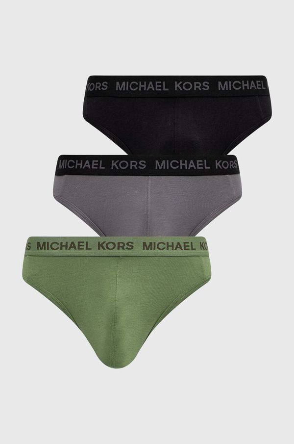 Michael Kors Slip gaćice Michael Kors 3-pack za muškarce, boja: crna