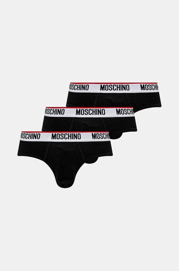 Moschino Underwear Slip gaćice Moschino Underwear 3-pack za muškarce, boja: crna, 241V1A13934300