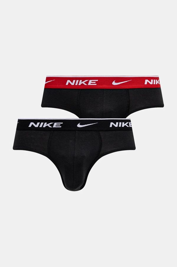 Nike Slip gaćice Nike 2-pack za muškarce, boja: crna