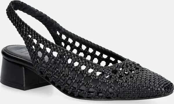 Souliers Martinez Souliers Martinez cipele s potpeticom s otvorenom petom od kože NOVA TARRAGONA