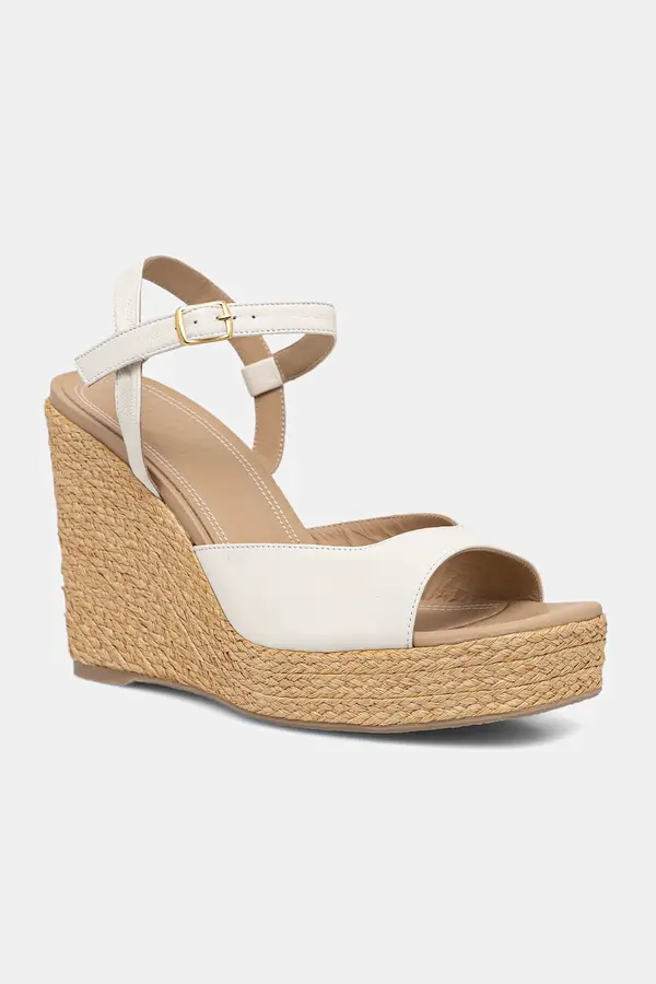 Souliers Martinez Souliers Martinez sandale s klinastom potpeticom kožne SUMMER