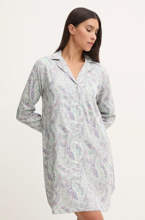 Lauren Ralph Lauren Spavaćica Lauren Ralph Lauren za žene, boja: tirkizna, ILN32365