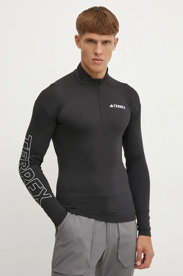 Adidas Sportska dukserica adidas TERREX Xperior boja: crna, s tiskom, HZ6252