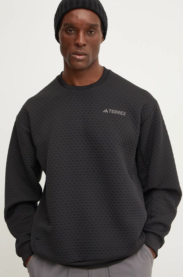 adidas TERREX Sportska dukserica adidas TERREX Xploric boja: crna, bez uzorka, IX3941