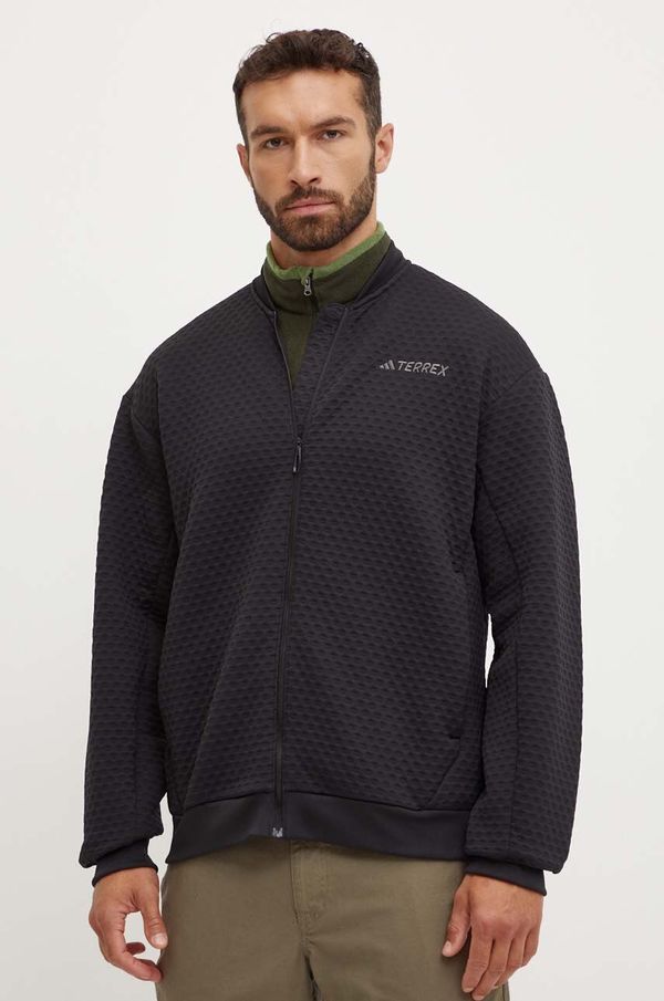 adidas TERREX Sportska dukserica adidas TERREX Xploric boja: crna, bez uzorka, JD6645