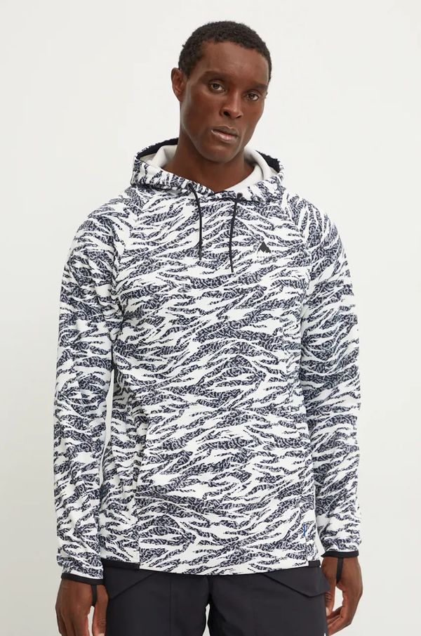 Burton Sportska dukserica Burton Crown boja: bijela, s kapuljačom, bez uzorka, 220241