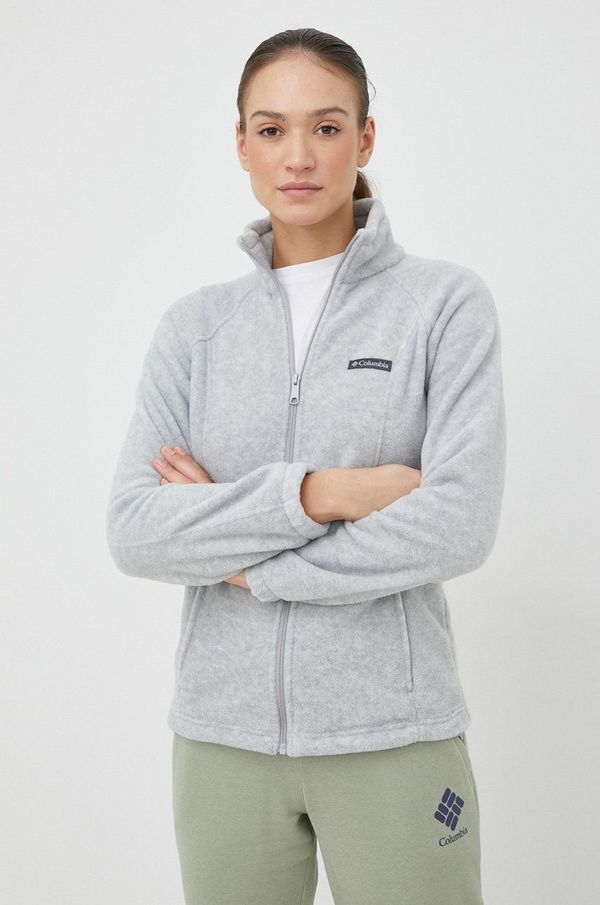 Columbia Sportska dukserica Columbia Benton Springs za žene, boja: siva, glatka