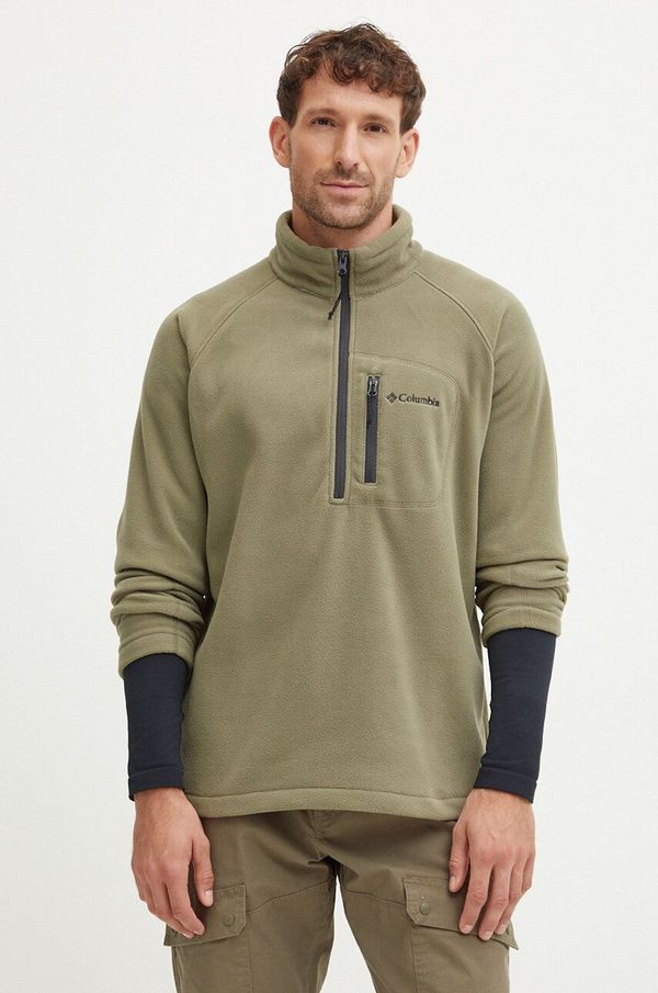 Columbia Sportska dukserica Columbia Fast Trek III boja: tamno plava, bez uzorka, 1553511