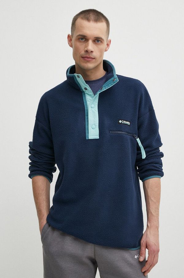 Columbia Sportska dukserica Columbia Helvetia boja: tamno plava, s uzorkom