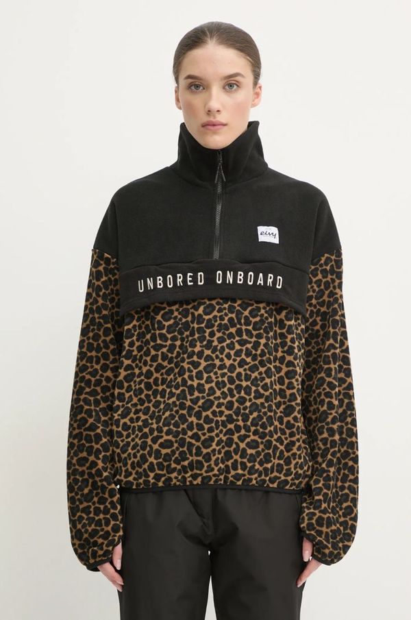 Eivy Sportska dukserica Eivy Ball Fleece boja: crna, s aplikacijom, A00339117