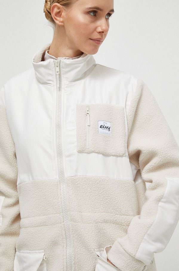 Eivy Sportska dukserica Eivy Field Sherpa boja: bež, s uzorkom