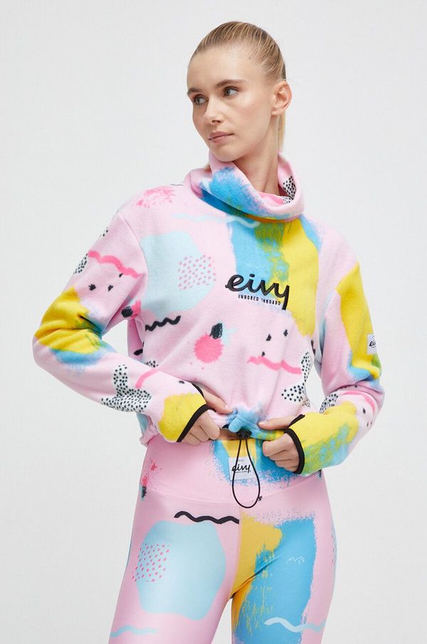 Eivy Sportska dukserica Eivy Peg Cropped boja: ružičasta, s uzorkom