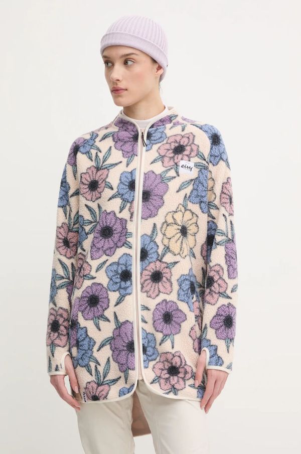 Eivy Sportska dukserica Eivy Redwood Sherpa boja: bež, s uzorkom, A00314121