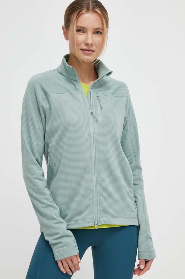 Fjallraven Sportska dukserica Fjallraven Abisko Lite boja: zelena, bez uzorka, F87142