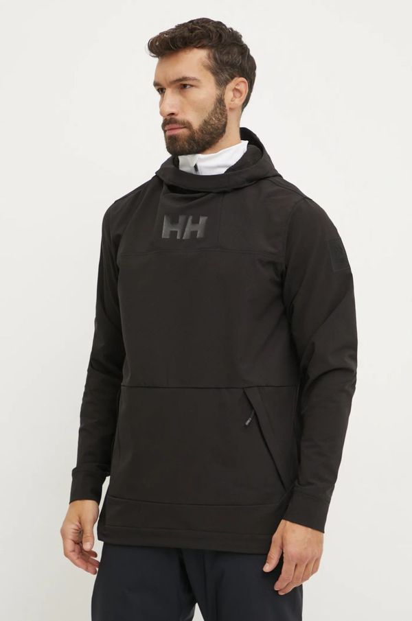 Helly Hansen Sportska dukserica Helly Hansen ULLR D Shield boja: crna, s kapuljačom, s tiskom, 65979