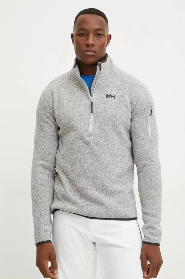 Helly Hansen Sportska dukserica Helly Hansen Varde boja: siva, s uzorkom, 49430