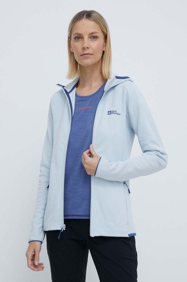 Jack Wolfskin Sportska dukserica Jack Wolfskin Baiselberg s kapuljačom, bez uzorka