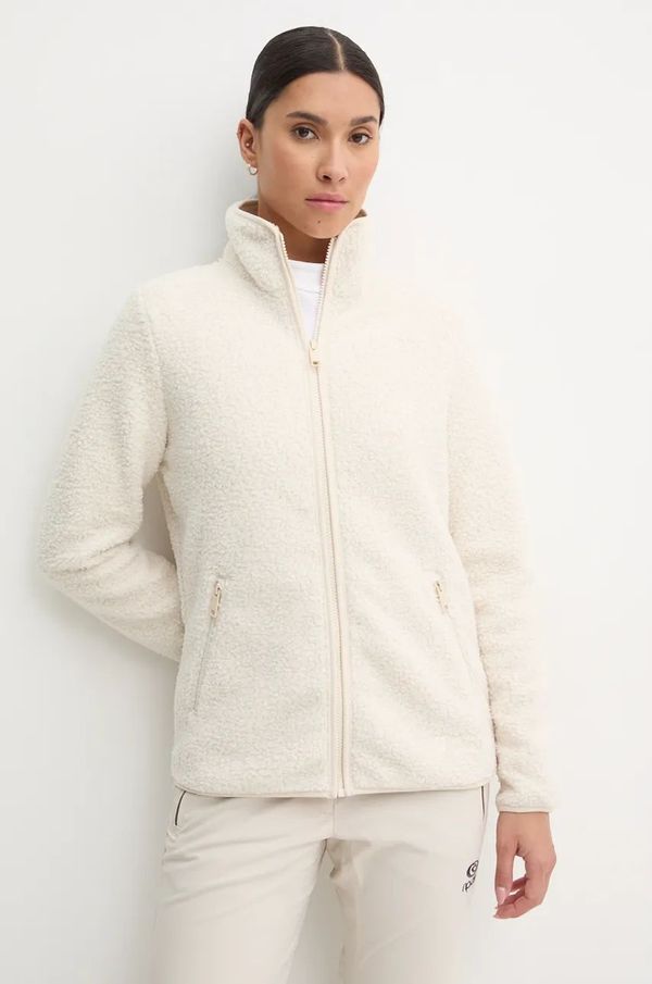 Jack Wolfskin Sportska dukserica Jack Wolfskin High Curl boja: bež, bez uzorka, 1708732