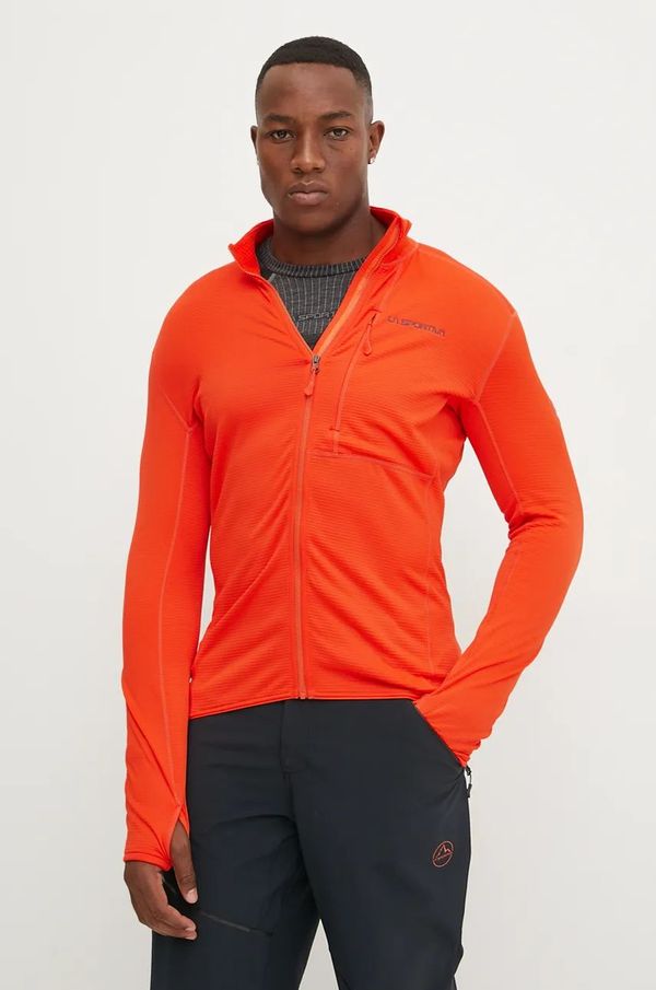 La Sportiva Sportska dukserica LA Sportiva Chill boja: crvena, bez uzorka, L66322900