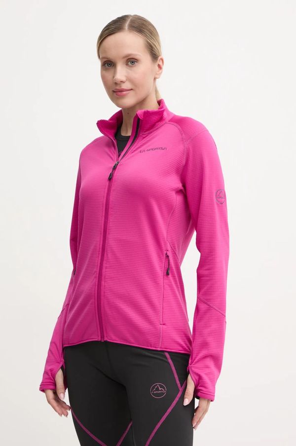 La Sportiva Sportska dukserica LA Sportiva Chill boja: ružičasta, bez uzorka, M32411411