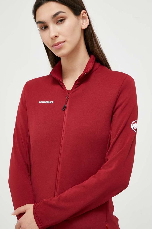 Mammut Sportska dukserica Mammut Aconcagua Light boja: crvena, bez uzorka