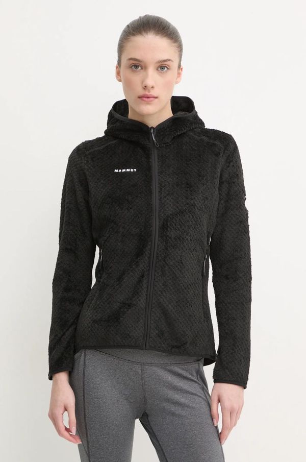Mammut Sportska dukserica Mammut Innominata boja: crna, s kapuljačom, bez uzorka, 1014.05890