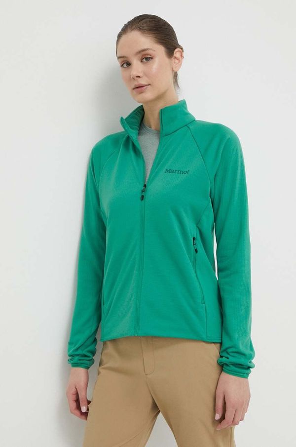 Marmot Sportska dukserica Marmot Leconte boja: zelena, bez uzorka