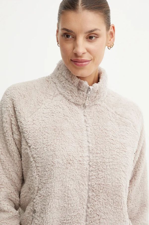 Montane Sportska dukserica Montane Caldus boja: bež, bez uzorka, FCAJA18