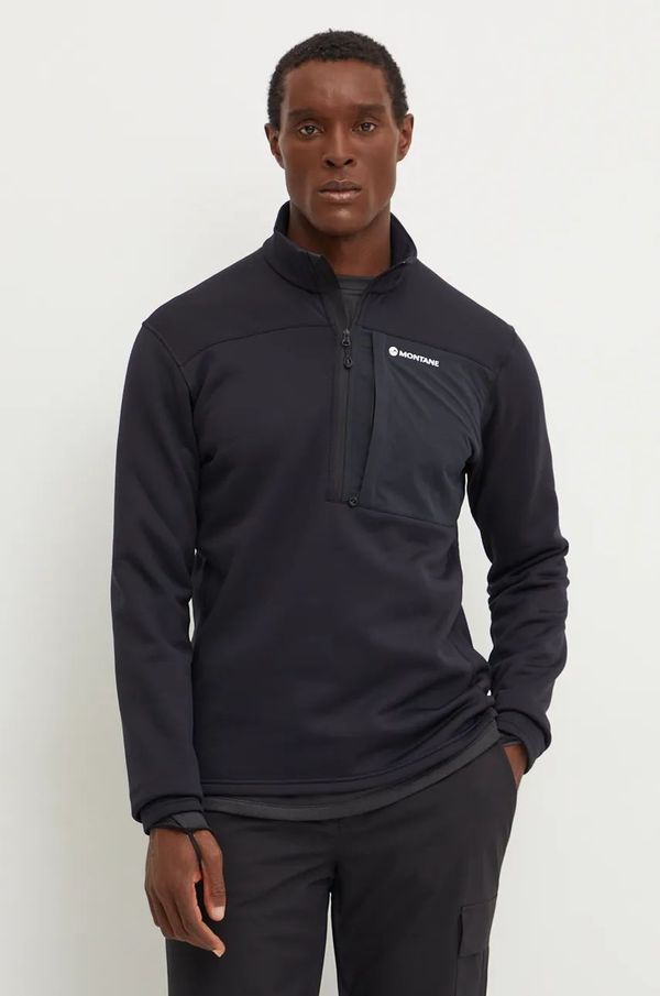 Montane Sportska dukserica Montane Fury XT Pull boja: crna, bez uzorka, MFXPO18