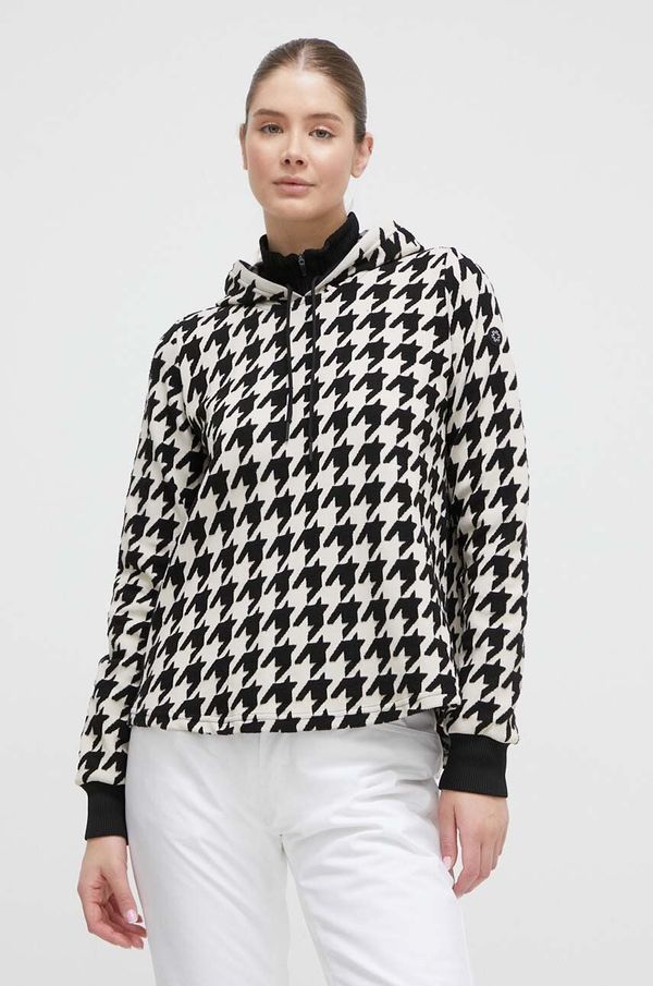 Newland Sportska dukserica Newland Laila boja: bež, s kapuljačom, s uzorkom