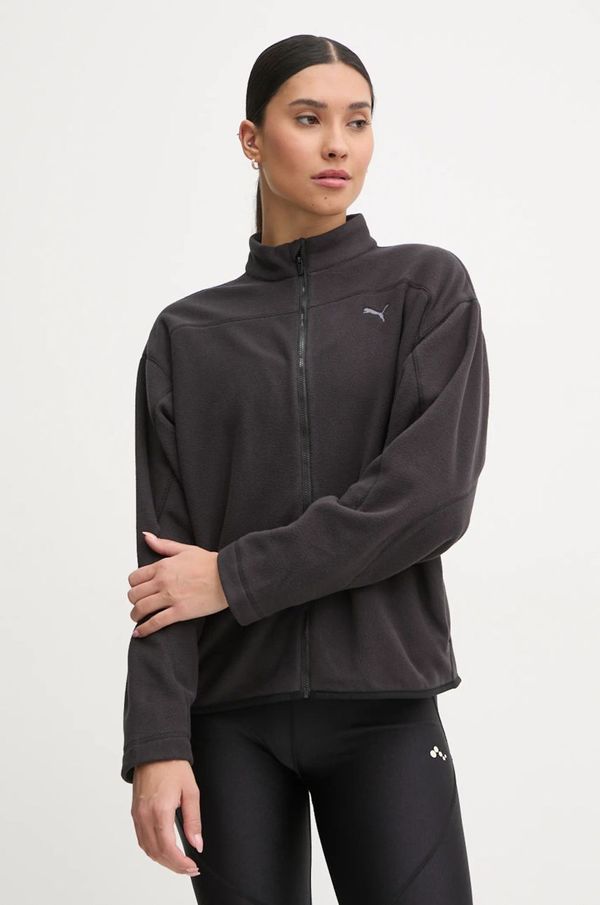 Puma Sportska dukserica Puma Winter Tech boja: crna, bez uzorka, 525808