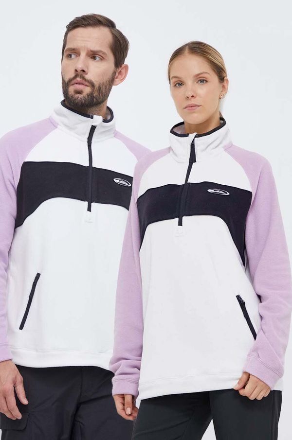 Quiksilver Sportska dukserica Quiksilver Powder Chaser boja: bijela, s uzorkom