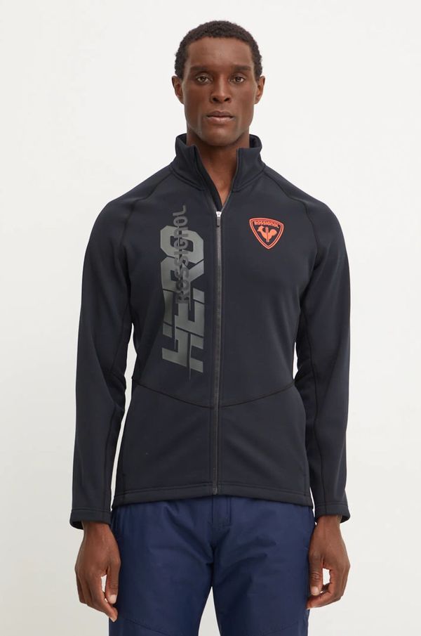 Rossignol Sportska dukserica Rossignol Hero Classique boja: crna, s tiskom, RLNML13