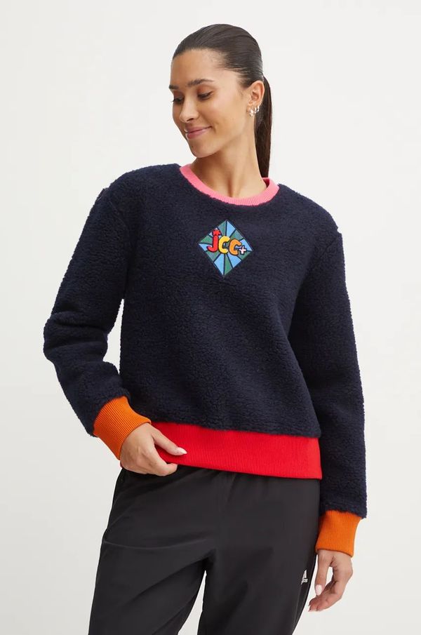 Rossignol Sportska dukserica Rossignol Lumy x JCC boja: tamno plava, s uzorkom, RLNWL22