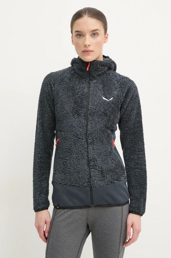 Salewa Sportska dukserica Salewa Tognazza za žene, s kapuljačom, bez uzorka