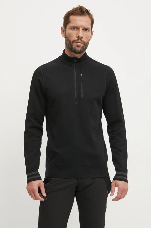 Smartwool Sportska dukserica Smartwool boja: crna, bez uzorka, SW002439