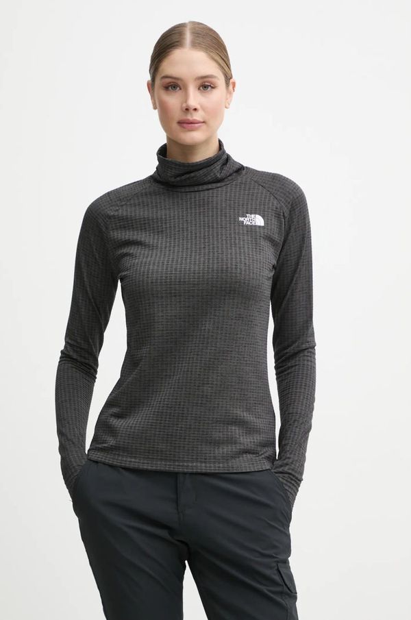The North Face Sportska dukserica The North Face Flex Warm Funnel boja: siva, bez uzorka, NF0A894N5S51