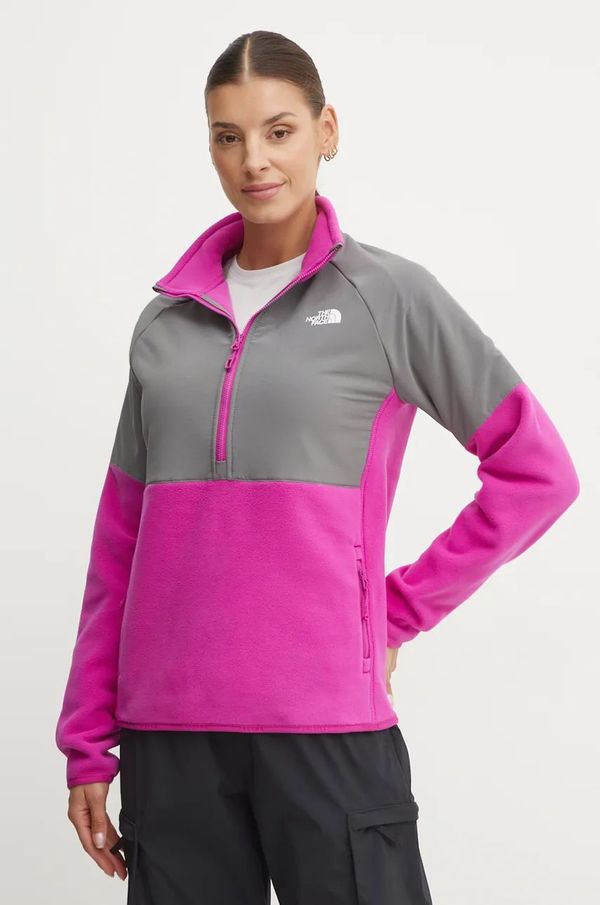 The North Face Sportska dukserica The North Face Glacier Heavyweight boja: ljubičasta, s uzorkom, NF0A89JB71O1