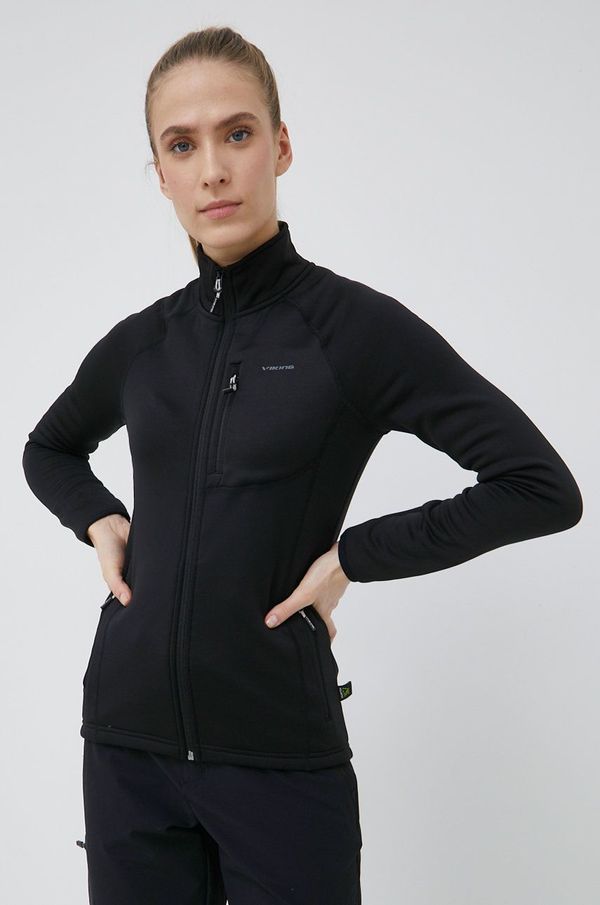 Viking Sportska dukserica Viking Jukon za žene, boja: crna, glatka