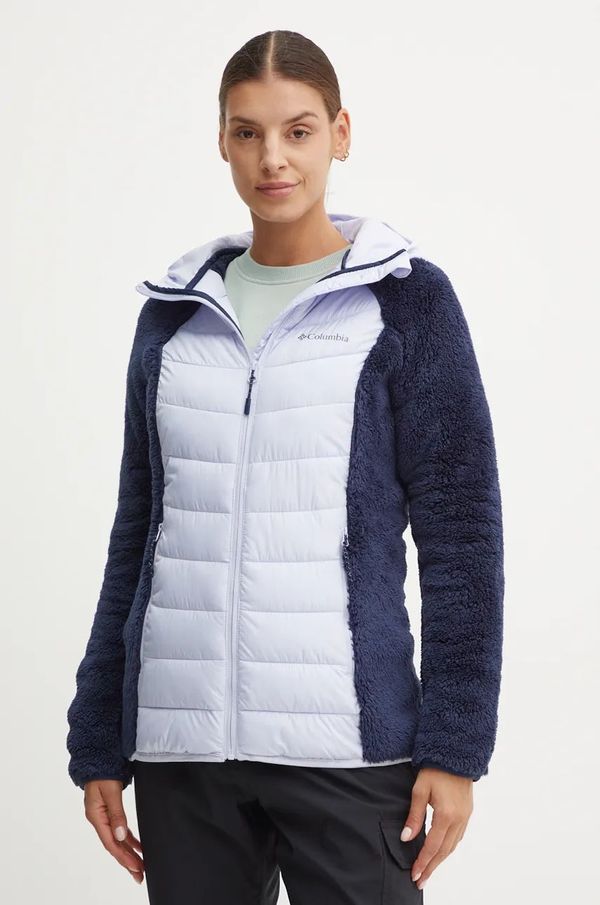 Columbia Sportska jakna Columbia Powder Lite Sherpa Hybrid boja: ljubičasta, 2089521