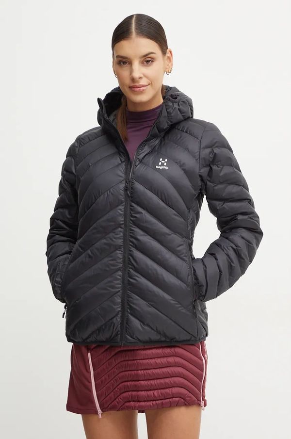 Haglöfs Sportska jakna Haglöfs Särna Mimic boja: crna, za prijelazno razdoblje, 607776