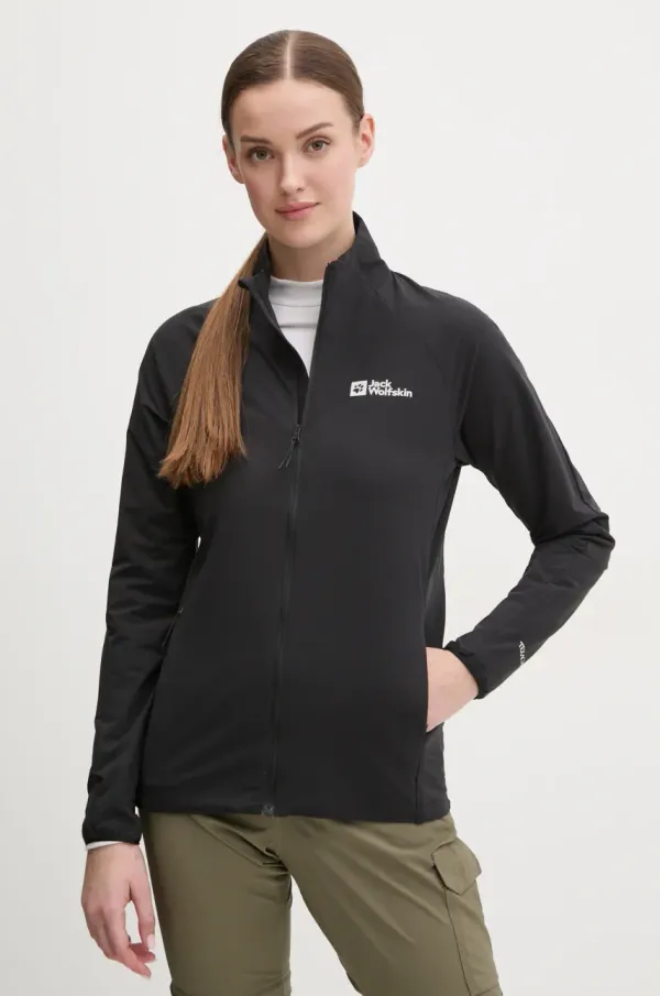 Jack Wolfskin Sportska jakna Jack Wolfskin Prelight Stride boja: crna, A63776